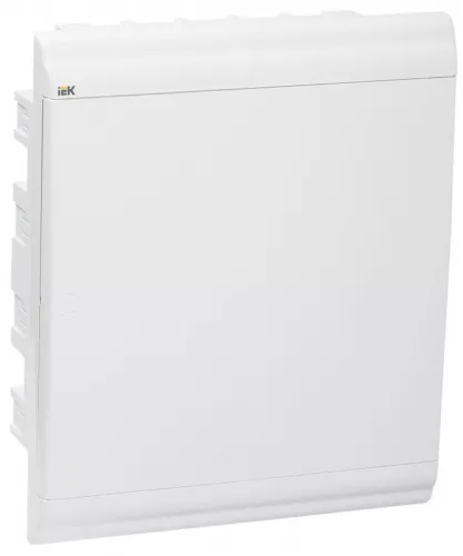 Бокс ЩРВ-П-24 мод. встраив. пластик IP41 PRIME бел. дверь IEK MKP82-V-24-WD-41-10