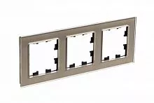 Рамка 3-м AtlasDesign Nature стекло шампань SchE ATN320503
