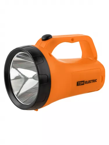 Фонарь светодиодный "Прожектор 5", 3 Вт LED+12 SMD, бат. 3*АА, TDM фото 2