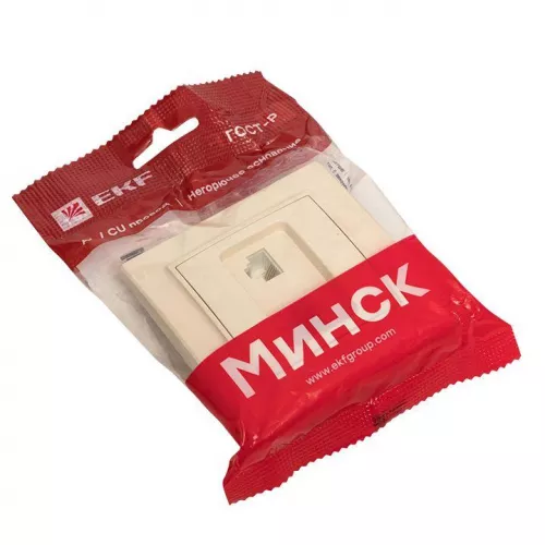 Розетка RJ-45+Phone СП Минск беж. EKF ERK00-135-20 фото 3 Розетка RJ-45+Phone СП Минск беж. EKF ERK00-135-20 фото 3