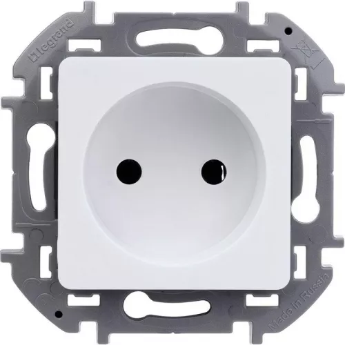 Механизм розетки 1-м СП Inspiria 16А IP20 250В 2P бел. Leg 673710 Механизм розетки 1-м СП Inspiria 16А IP20 250В 2P бел. Leg 673710