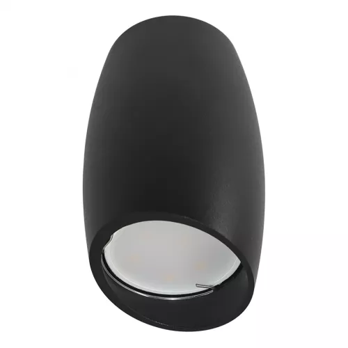 DLC-S603 GU10 BLACK Светильник декоративный накладной, серия Sotto. Без лампы, цоколь GU10. Металл. Черный. TM Fametto