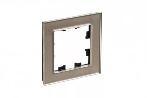 Рамка 1-м AtlasDesign Nature стекло шампань SchE ATN320501