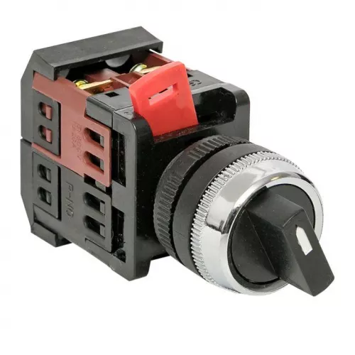 Переключатель  АС-22 2P черн. NO+NC PROxima EKF psw-ac-2p фото 2