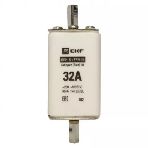 Вставка плавкая ППН-33 160/32А габарит 00 PROxima EKF fus-33/160/32 фото 6 Вставка плавкая ППН-33 160/32А габарит 00 PROxima EKF fus-33/160/32 фото 6