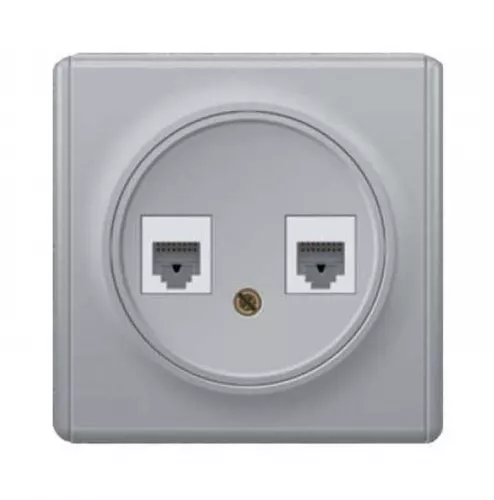 Механизм розетки комп. + телеф.2-м СП Florence RJ11/RJ45 кат.5e сер. 1E20801302 OneKeyElectro 2172840 Механизм розетки комп. + телеф.2-м СП Florence RJ11/RJ45 кат.5e сер. 1E20801302 OneKeyElectro 2172840