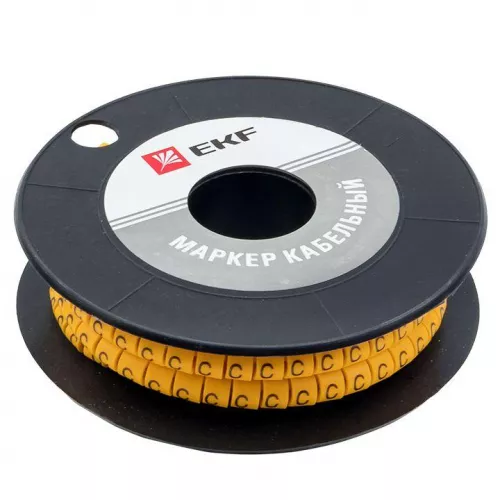 Маркер каб. 6.0кв.мм "C" (ЕС-3) (уп.350шт) EKF plc-KM-6-C фото 2 Маркер каб. 6.0кв.мм "C" (ЕС-3) (уп.350шт) EKF plc-KM-6-C фото 2