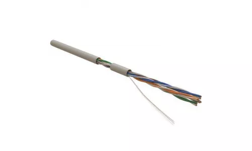 Кабель витая пара U/UTP кат.5e 4х2х24AWG solid PVC UUTP4-C5E-S24-IN-PVC-GY-305 сер. 305м (м) Hyperline 41903