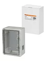 Бокс пластиковый ЩМП-0-2, прозр., крышка ABS, IP65, -45 до +75 С, навесной, (350x250x150) TDM