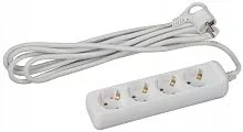 Удлинитель 4х3м с заземл. 16А IP20 ПВС 3х0.75 UX-4e-3m ЭРА Б0038579