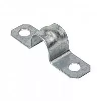 Скоба крепежная двухлапковая d12-13мм метал. (уп.100шт) EKF sm-2-12-13