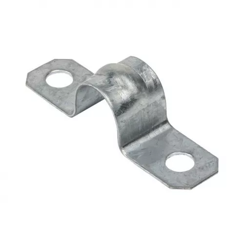 Скоба крепежная двухлапковая d12-13мм метал. (уп.100шт) EKF sm-2-12-13