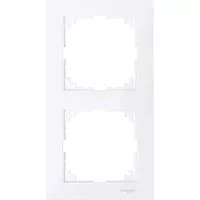 Рамка 2-м M-Pure бриллиантовый бел. SchE MTN4020-3625