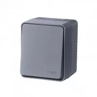 Выключатель 1-кл. ОП AtlasDesign Profi54 10 АХ антрацит SchE ATN544011