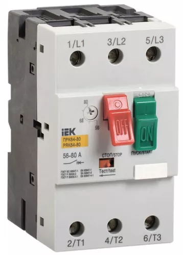 Пускатель ПРК64-40 In=40A Ir=25-40A Ue 660В IEK DMS22-40 Пускатель ПРК64-40 In=40A Ir=25-40A Ue 660В IEK DMS22-40