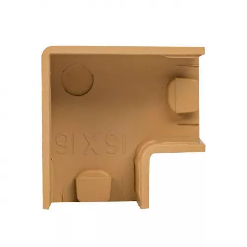 Поворот на 90град. 16х16 под свет. дерево Plast PROxima (уп.4шт) EKF abl-16-16x4 фото 2
