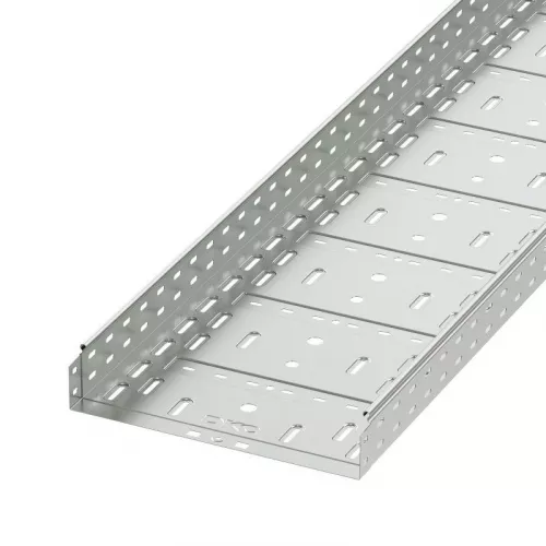 Лоток листовой перфорированный 400х100 L3000 сталь 1мм гор. оцинк. DKC 35345HDZ Лоток листовой перфорированный 400х100 L3000 сталь 1мм гор. оцинк. DKC 35345HDZ
