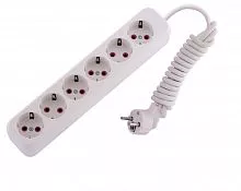 Удлинитель 6х2м с заземл. 16А IP20 LEZARD 720-0602-601