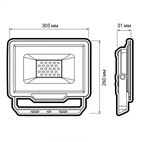 Прожектор PFL-C3 150Вт 6500К 12750лм IP65 JazzWay 5023642 фото 3
