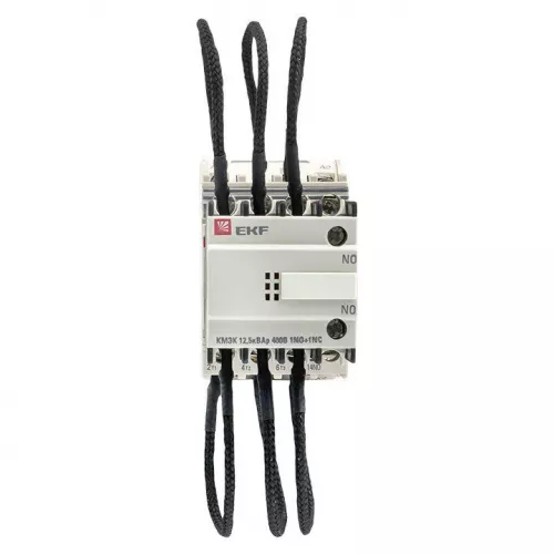 Контактор для конденсатора КМЭК 12.5квар 400В 1NО+1NC PROxima EKF ctrk-s-25-12.5-400 фото 2