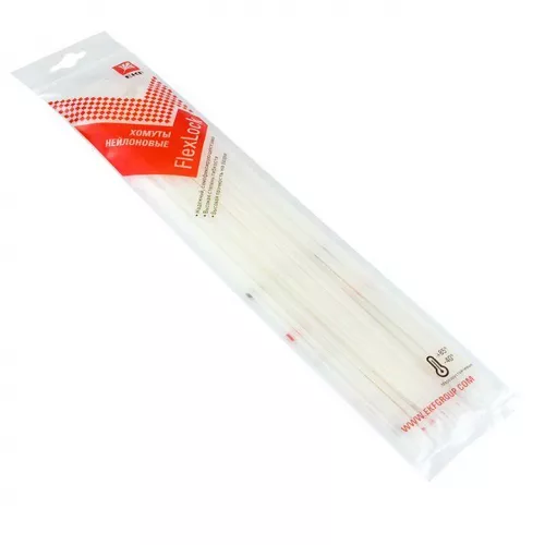 Хомут P6.6 3.6х370 FlexLock стандартный бел. (уп.100шт) PROxima EKF plc-fl-ctsw-3.6x370 Хомут P6.6 3.6х370 FlexLock стандартный бел. (уп.100шт) PROxima EKF plc-fl-ctsw-3.6x370