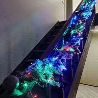 Гирлянда светодиодная "Твинкл Лайт" 15м 120LED мультиколор 7.4Вт IP20 провод прозр. ПВХ Neon-Night 303-199