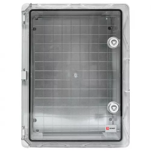 Бокс пластиковый с монтажной платой 400х300х170 IP65 прозр. дверь PROxima EKF PBT65MP003 фото 5