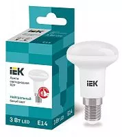 Лампа светодиодная ECO R39 3Вт 4000К бел. E14 270лм 230-240В IEK LLE-R39-3-230-40-E14