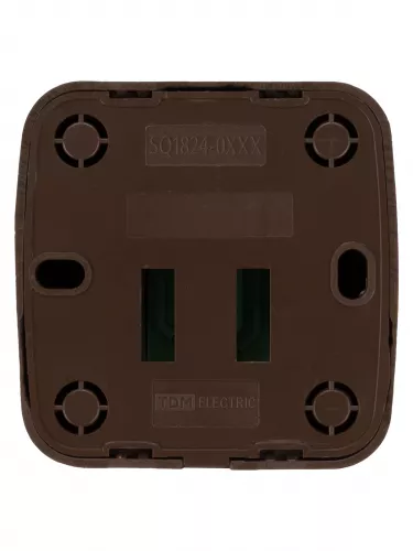Розетка компьютерная (RJ-45) открытой установки IP20, венге "Дача" Народная фото 4