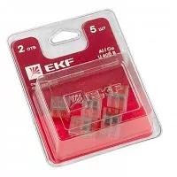 Клемма СМК 2273-242 (с пастой) 2 отверстия 0.5-2.5кв.мм блист. (уп.5шт) PROxima EKF plc-smk-2273-242b