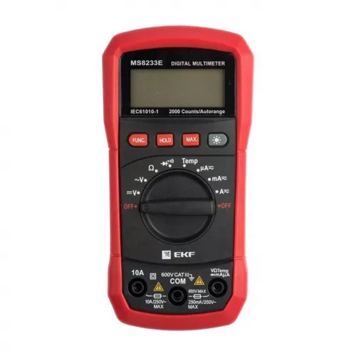 Мультиметр цифровой MS8233E Expert EKF In-180701-pm8233E фото 2