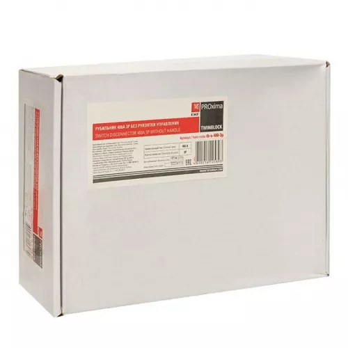 Рубильник 3п 400А без рукоятки управления TwinBlock PROxima EKF tb-s-400-3p фото 6