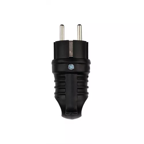 Вилка угловая влагозащ. с кольцом с/з 16А IP44 каучук Rexant 111-002 фото 4