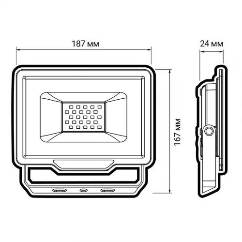 Прожектор PFL-C3 50Вт 6500К IP65 JazzWay 5023581 фото 6