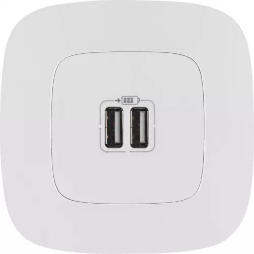 Устройство зарядное Valena Allure с 2-мя USB-разъемами 240В/5В 1500мА с лиц. панелью бел. Leg 754995 фото 8 Устройство зарядное Valena Allure с 2-мя USB-разъемами 240В/5В 1500мА с лиц. панелью бел. Leg 754995 фото 8