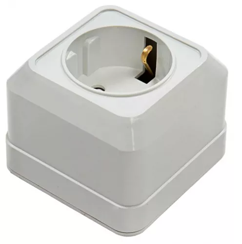Розетка 1-м BOLLETO защ. шторки с заземл. накл. 7028х бел. ASD / IN HOME 4690612000954 Розетка 1-м BOLLETO защ. шторки с заземл. накл. 7028х бел. ASD / IN HOME 4690612000954
