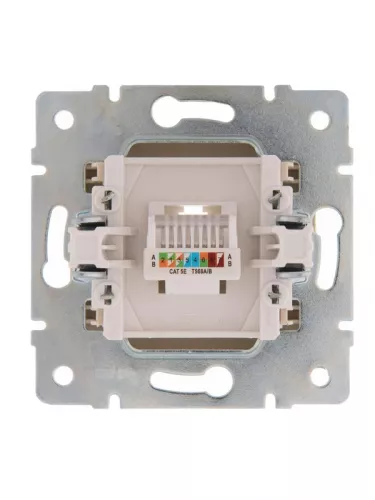 Механизм розетки компьютерн. 1-м СП KARINA RJ45 крем LEZARD 707-0388-139 фото 3 Механизм розетки компьютерн. 1-м СП KARINA RJ45 крем LEZARD 707-0388-139 фото 3