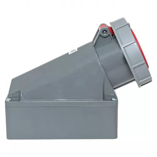 Розетка стационарная наружная 1342 3Р+РЕ 63А 380В IP67 PROxima EKF ps-1342-63-380 фото 4