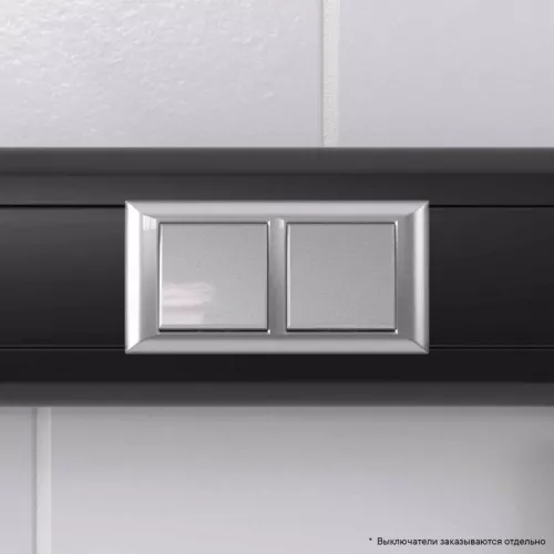 Рамка-суппорт 4мод. Avanti для In-liner Front серебристый металлик DKC 4404914 фото 6