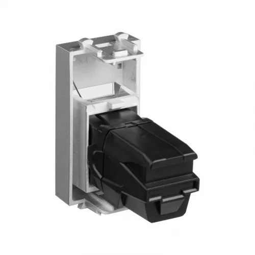 Розетка USB 3.0 модульная 1мод. тип А-А Avanti "Закаленная сталь" DKC 4404301 фото 4