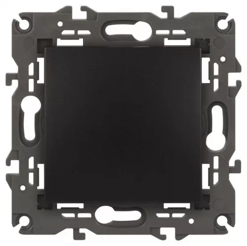 Механизм выключателя 1-кл. СП Эра Elegance 10А IP20 14-1101-05 250В 10AX антрацит Эра Б0034212