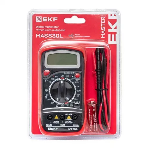 Мультиметр цифровой MAS830L Expert EKF In-180701-pm830L фото 11