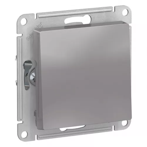 Механизм выключателя 1-кл. СП AtlasDesign 10А IP20 (сх. 1) 10AX с самовозвратом алюм. SchE ATN000315