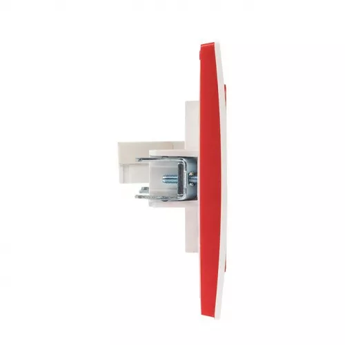 Рамка 2-м Стокгольм бел. с линией цвета красн. PROxima EKF EXM-G-305-20 фото 6