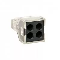 Клемма СМК-104 4 отверстия 1.0-2.5кв.мм (уп.100шт) PROxima EKF plc-smk-104