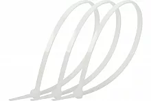 Хомут 3,6х300мм белый (упак.100шт), NO-225-154 /ЭРА