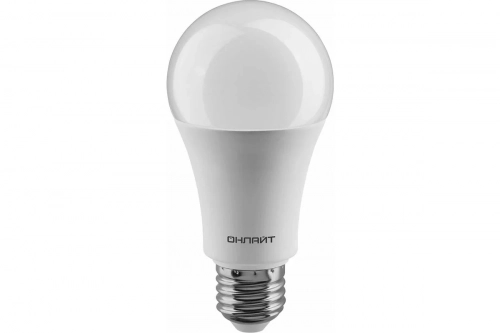 Лампа LED OLL-A60-20-230-4K-E27-PROMO  20Вт, 230В, Е27, 4000К, 2000Лм /ОНЛАЙТ