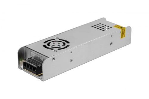 Драйвер 360Вт/12В, IP20 для LED-ленты DC 12В, узкий /TDM