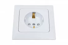 NE-AD Розетка отключаемая с/з скрытой установки, 16А, 250В, Белый (1/10/100)